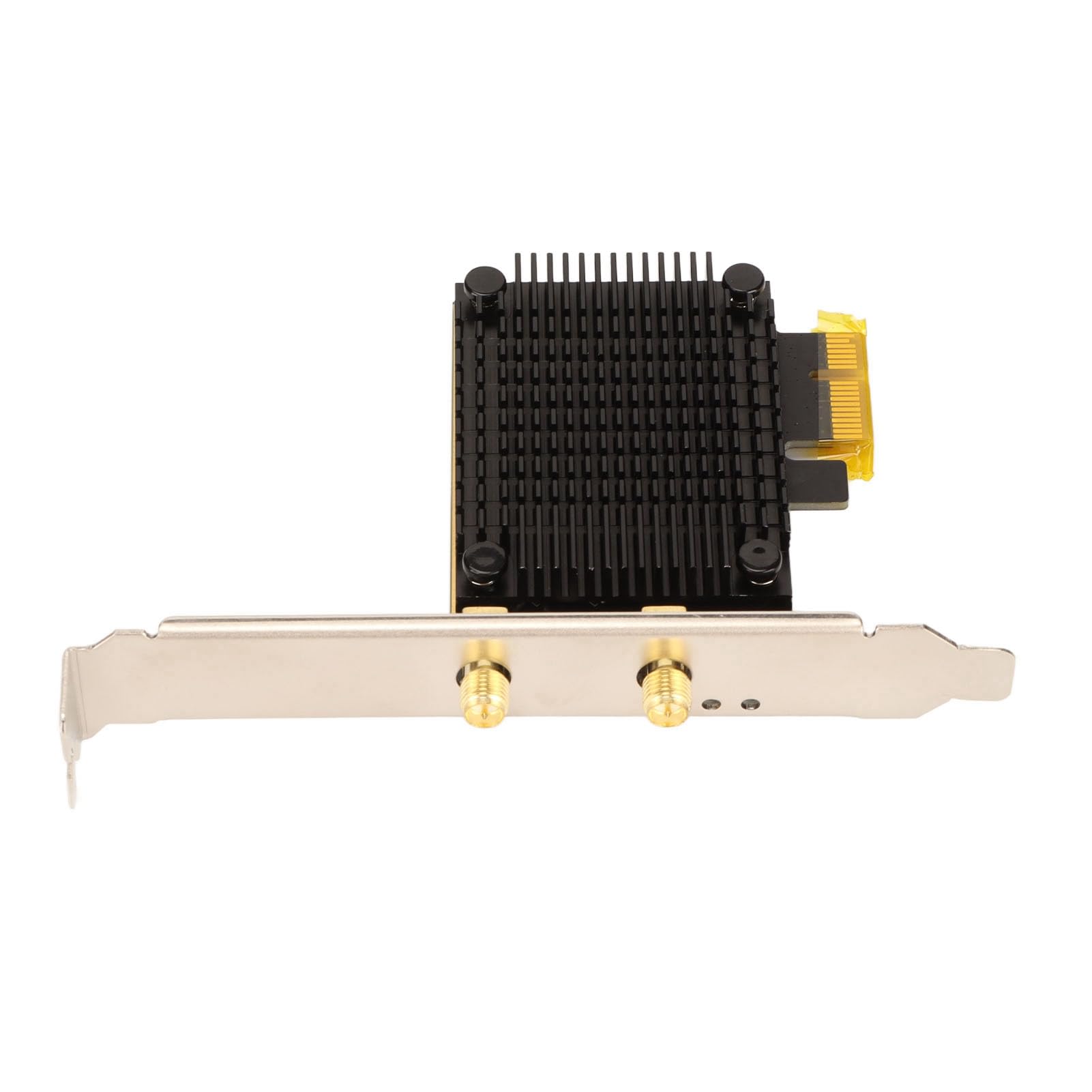 KUIDAMOS Scheda Wifi PCIE Tri Band 5400Mbps MU MIMO Scheda Wifi 6E a Bassa Latenza per Interfaccia PCIE X4 X8 X16, Prestazioni Stabili, per 10/11 a 64 Bit