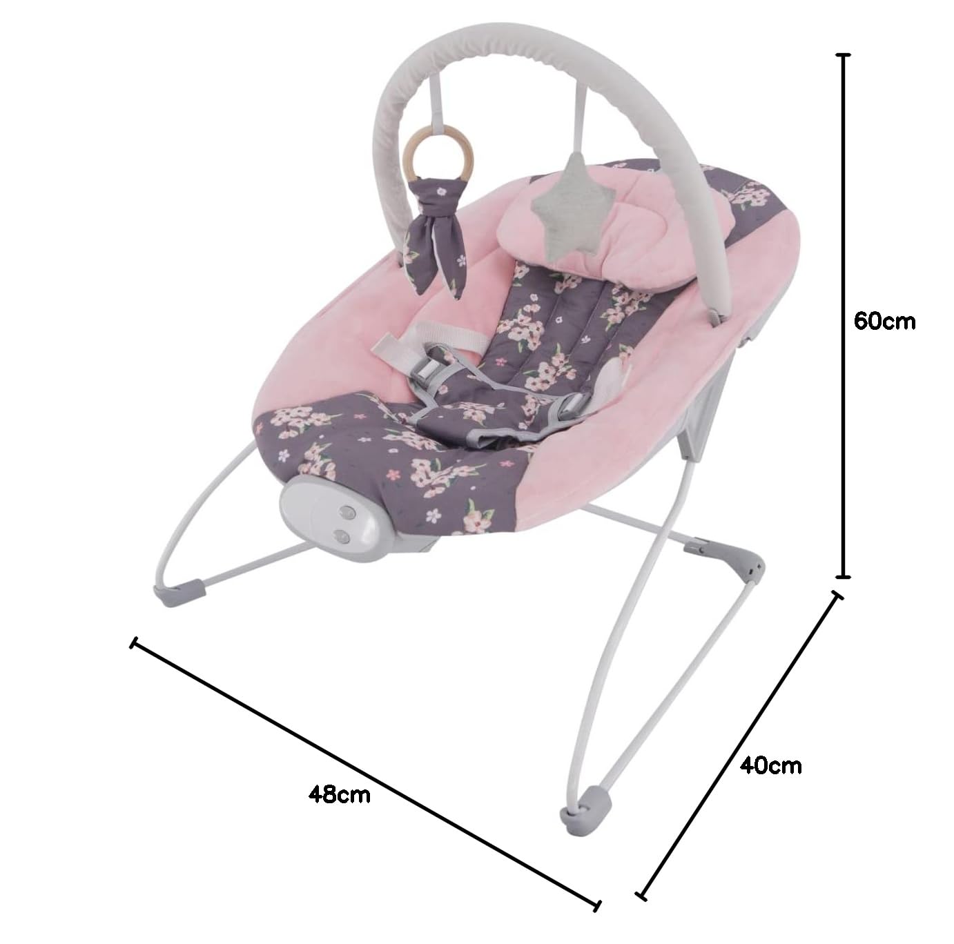LADIDA Transat pour bébé avec musique apaisante et vibration