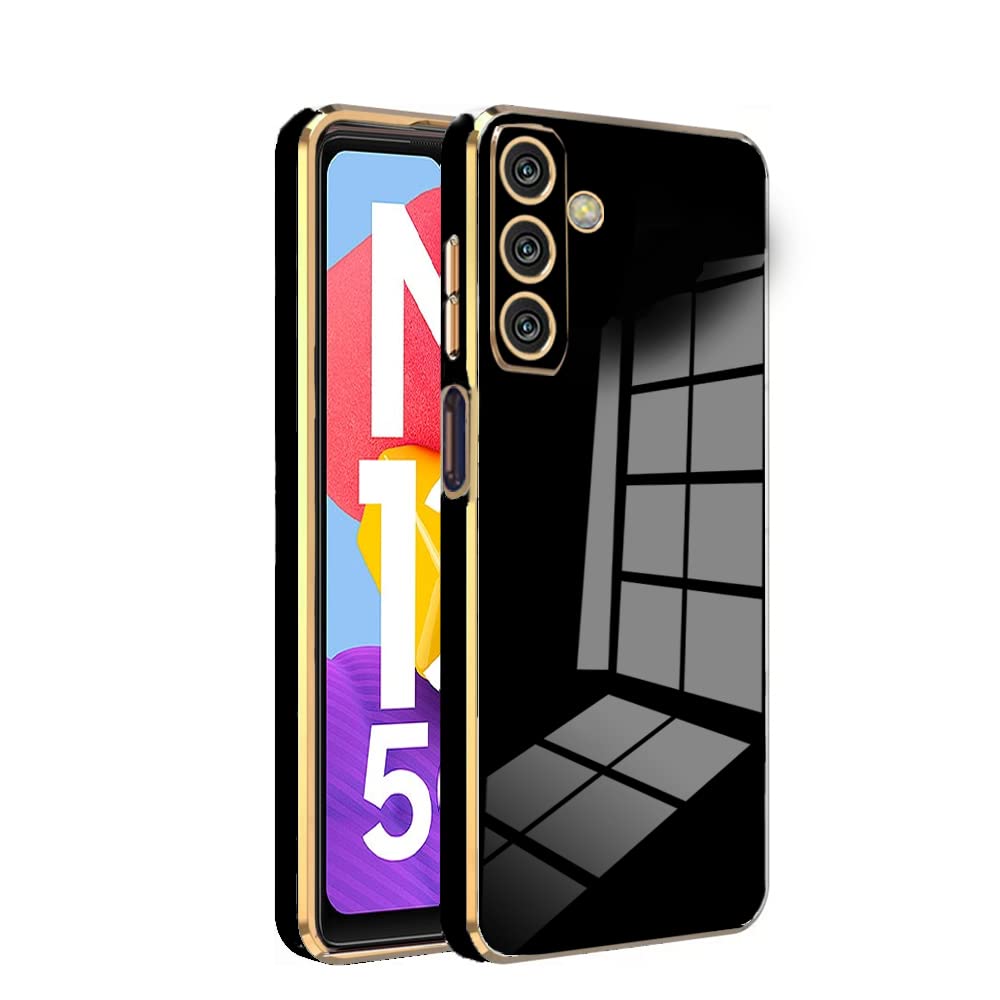 KARWAN®️ Luxury 6D Chrome Back Cover Case Compatible for Samsung Galaxy F23 5G |Slim Shockproof Soft TPU | Raised Lips Protection | Camera Protection | Stylish Back Case and Cover |-Black (B0BSV7L1JJ) Amazon Price History, Amazon Price Tracker