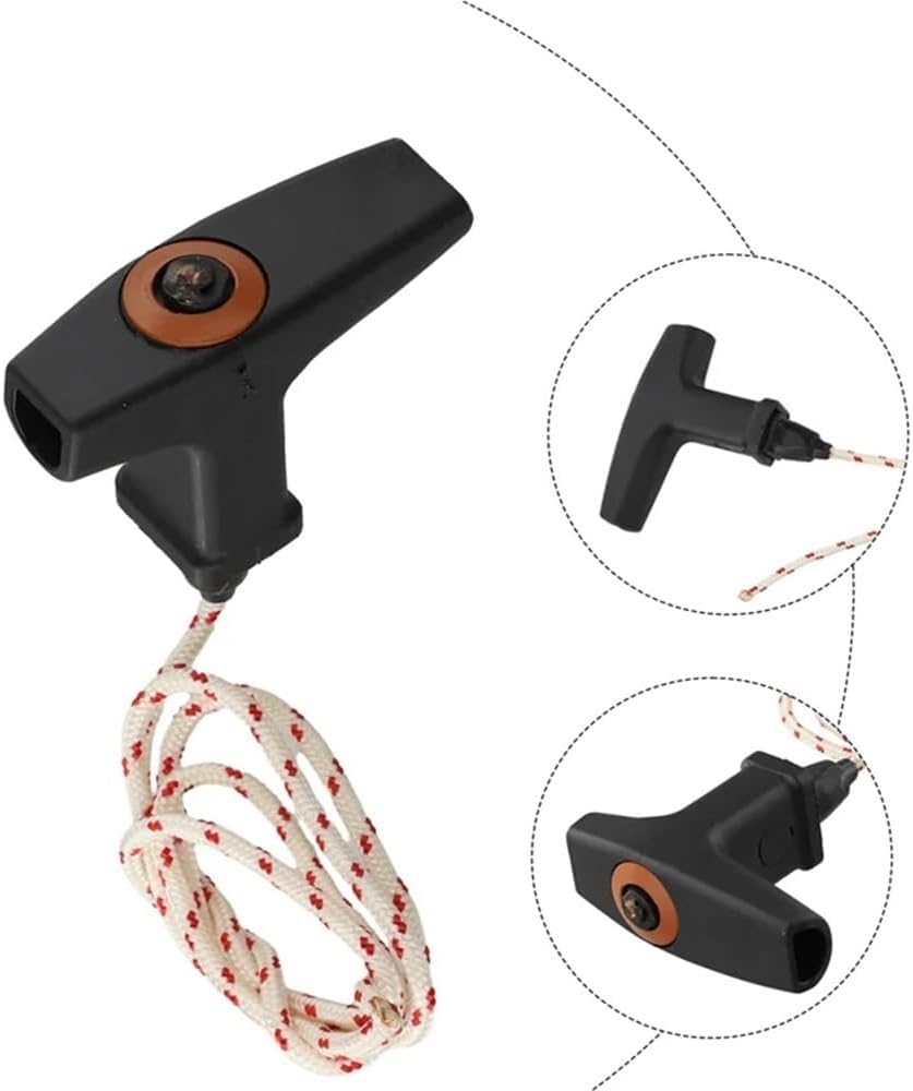3.5Mm Pull Starter Handle with Rope Backlash Starter Handle Fit for MS380 MS381 MS440 MS660 MS661C MS880 1128 190 3400