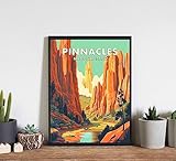 Zoom IMG-2 homeartprint pinnacles national park poster