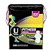 U by Kotex Unscented Heavy Absorbency Fitness Ultra Thin Pads with Wings, 13 Count