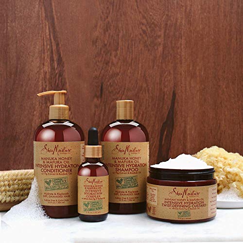 Shea Moisture Manuka Honey & Mafura Oil Intensive Hydration Shampoo 13 Fl Oz (Pack Of 2) #TOP7