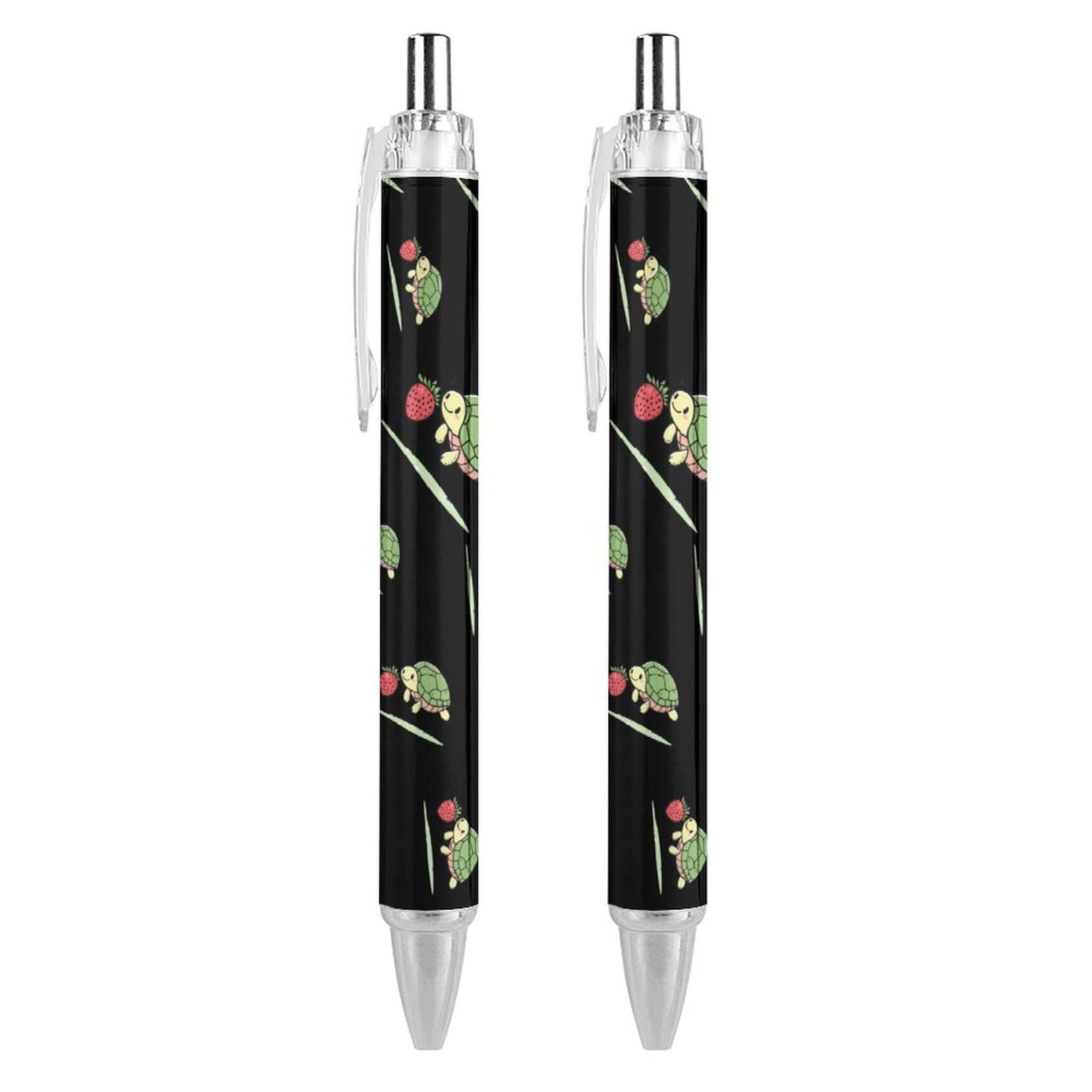 Stylos à bille rétractables pointe fine 0,5 mm Turtles contre les bavures - 8