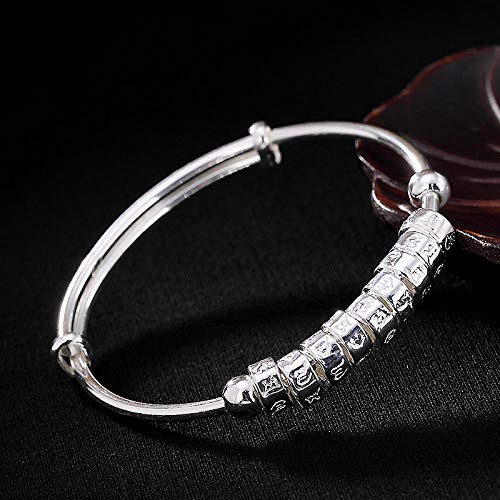 Bracelet ethnique S999 ajustable : l'élégance du style chinois traditionnel au quotidien