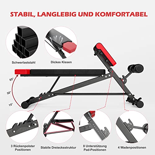 Multifunktionale Hantelbank von FF Finer Form für Ganzkörpertraining