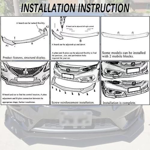 Spoiler séparateur diffuseur extérieur Benz E Klasse W213 Premium - 4