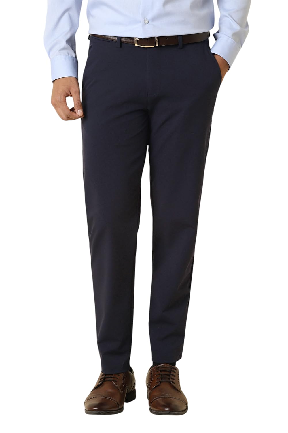 allen solly Men's Regular Work Utility Pants-picture-26