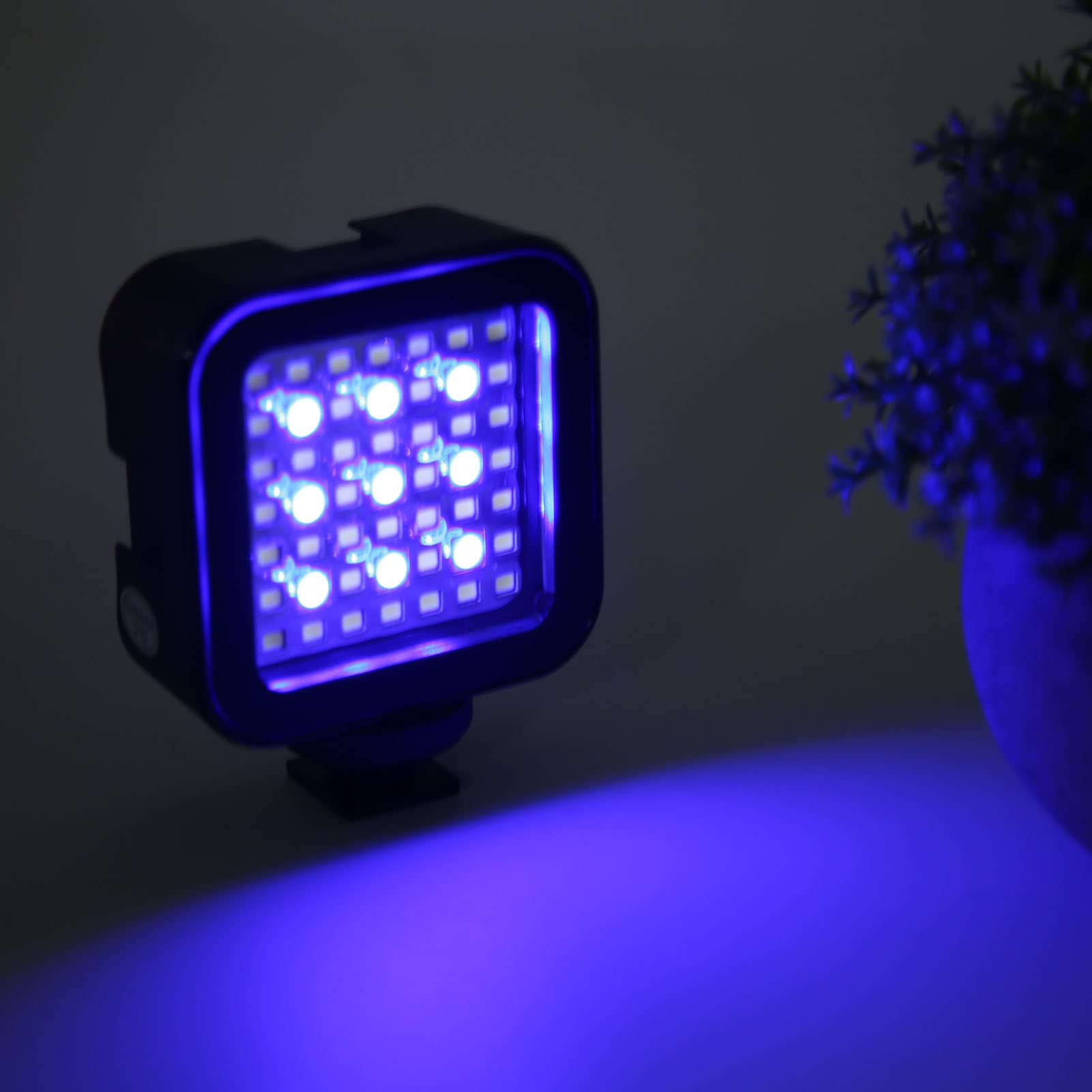 Luci Subacquee, ST49W 30m/98ft Lampada Subacquea RGB Impermeabile 49 LED Dimmerabile Ad Alta Potenza Luce di Riempimento Video Subacquea Luce Subacquea Luce Video Subacquea per