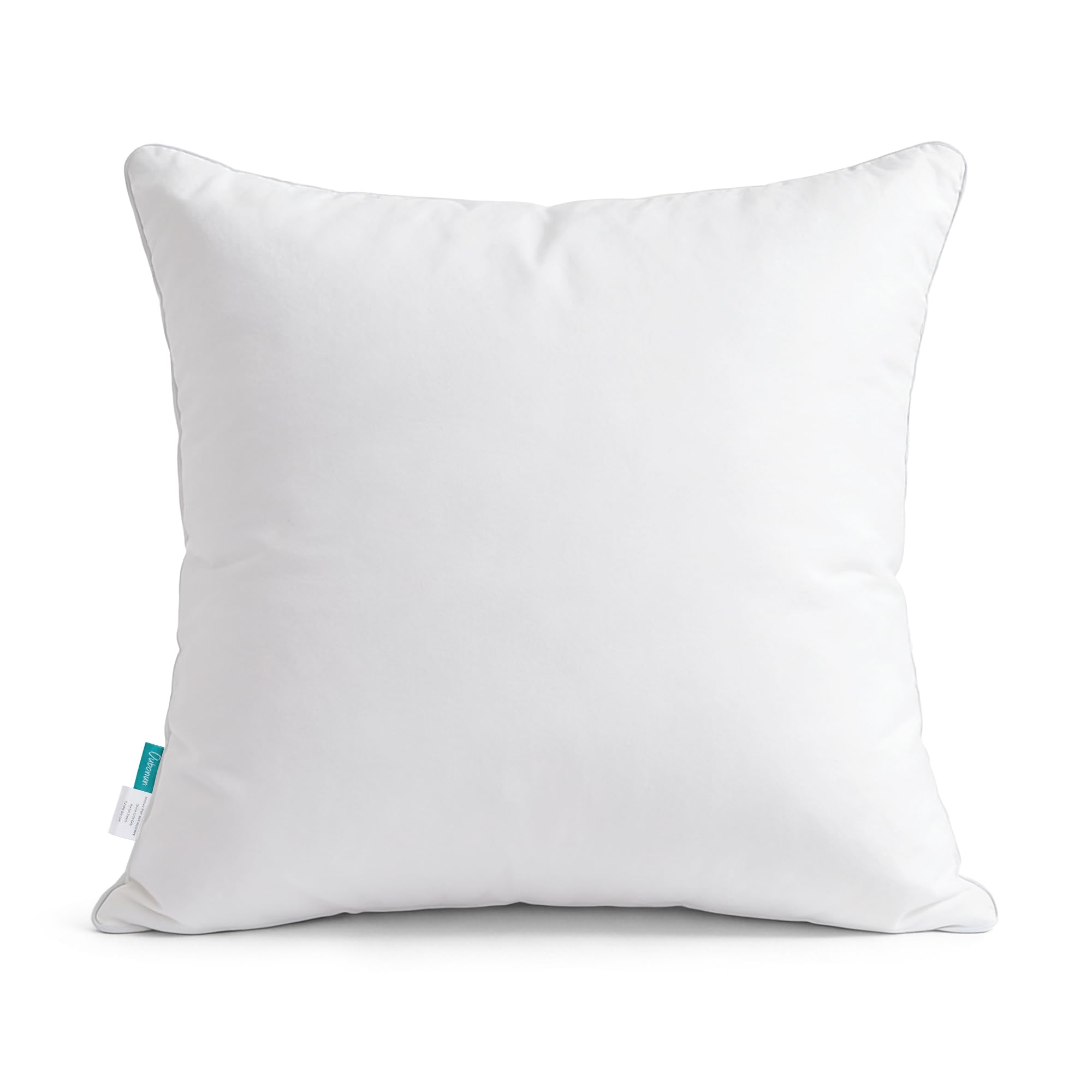 Oubonun 28"x28" Throw Pillow Insert – 100% Cotton Cover, Plush and Supportive Decorative Pillow Insert, Cushion Inner for Couch, Sofa, Bed, Chair- Pack of 1