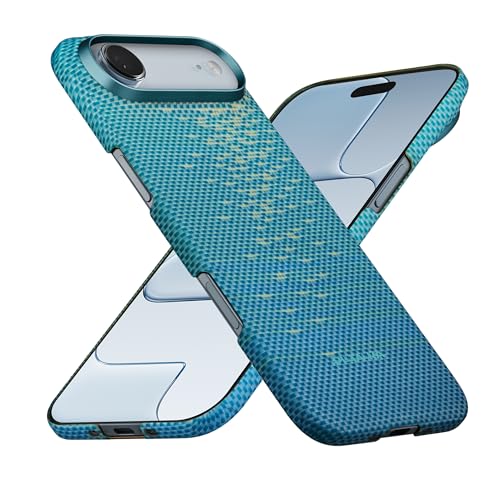 �y1mm�ɔ�20g�y�zPITAKA iPhone Air�p�P�[�X�ɔ� MagSafe�Ή� �A���~�h�@�ې� ���΂ݖh�~ ���D�G�| �㉺�t���J�o�[ �ϏՌ� iphone�P�[�X���^������� Ultra-Slim Case (�������-����)