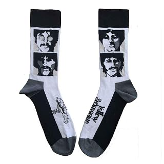 The Beatles – Socquettes motif/style visages SEA OF SCIENCE – Adulte - Les Beatles, Paul McCartney, John Lennon, RIngo Starr, George Harrison