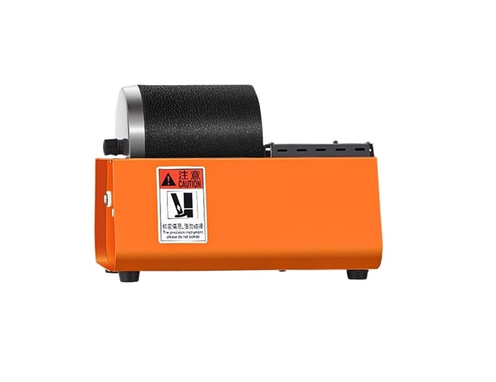 JVDDI Rubber Drum Polishing Machine Gold And Silver Jewellery Jade Metal Stationery Grinding Household Small Grinding Roller(Oranje)