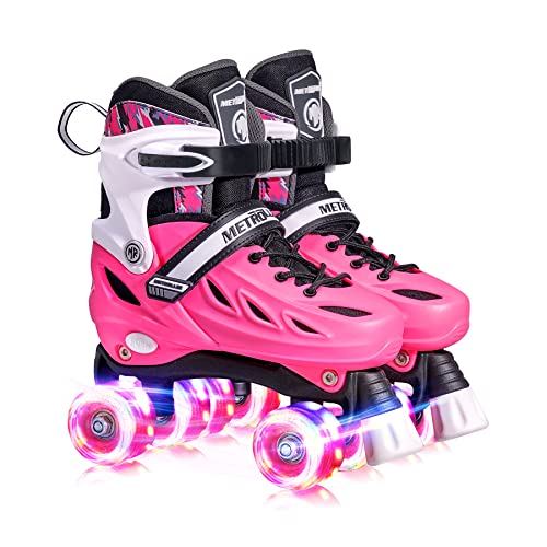 METROLLER Roller Skates for Girls Ages 5-8 8-12 and Boys Teens, Adjustable 4...
