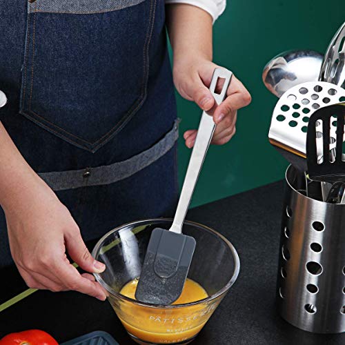 Image of Silicone Spatulas, Berglander Flexible Scrapers Baking Mixing Tool, Baking Tools, Rubber Spatula, Heat Resistant, Dishwasher Safe, Easy to Clean