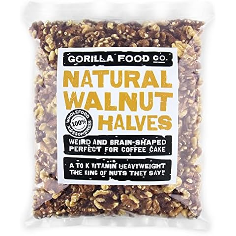 Gorilla Food Co. Natural Walnut Halves - 800g Bulk Pack Cover