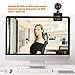 Zerone USB Webcam, 640 x 480 USB Camera Live Streaming with Built-in Microphone 360° Rotation and 60° Vertical Adjustment, Support Desktop and Screen Clamp Mount for Laptop PC