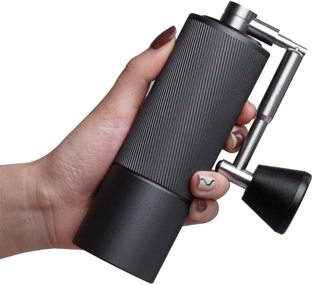 Miniatura 2 de TIMEMORE Molinillo de café manual Chestnut C2 Fold con grosor ajustable, capacidad de 0.88 oz con rebaba cónica de acero inoxidable CNC, vierte