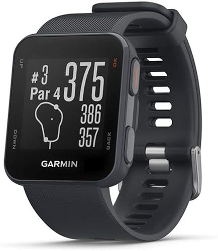 Garmin Approach S10 - Reloj de golf ligero con GPS, color azul granito, 010-02028-02 (renovado)