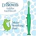 Dr. Brown's Baby and Toddler Toothbrush - Crocodile, BPA Free - Age 1-4Y