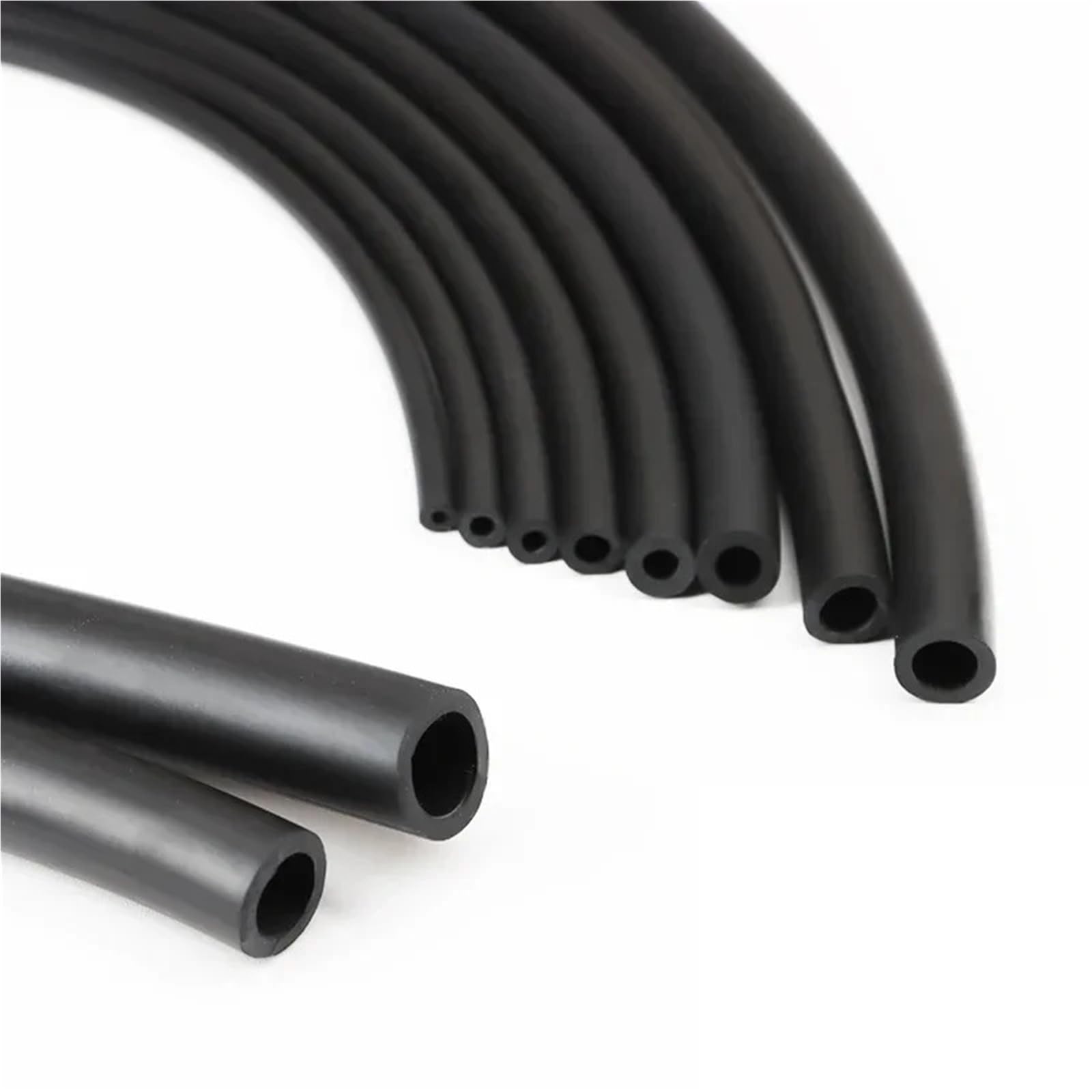 Manguera de silicona Manguera de goma ID 2 4 5 6 7 8 10 12 16 18 19 25 mm Tubo resistencia a altas temperaturas(5 meters,ID 6mm x OD 9mm)