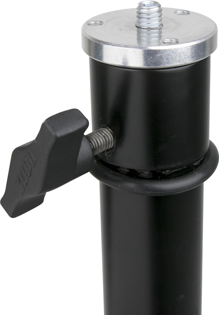 Stativo per slider KUPO 161MB a 1 alzata con 2 sezioni, stand nero in acciaio per luci e attrezzatura audio video con peso 5,8 kg e portata fino a 36 kg, altezza massima 115