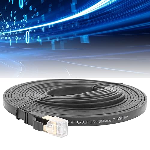 Cable Ethernet Cat 8, Alta Velocidad, 5 m, Diseño Plano miniatura 5