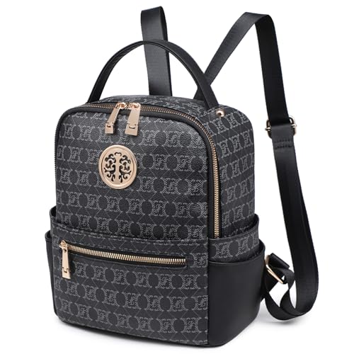 Image of JULIE FERRARO Small Backpack Purse for Ladies Women Fashion Multi Pockets Daypacks with Front Zip Pocket