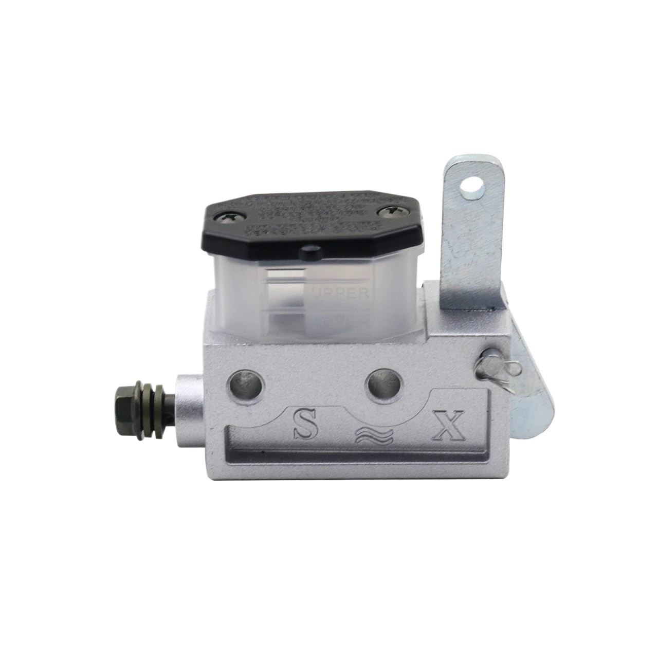 KVSWBRE Motorcycle Rear Brake Pump Go Kart Master Cylinder Brake Motorcycle Piston Pump Clutch Lever(Set)