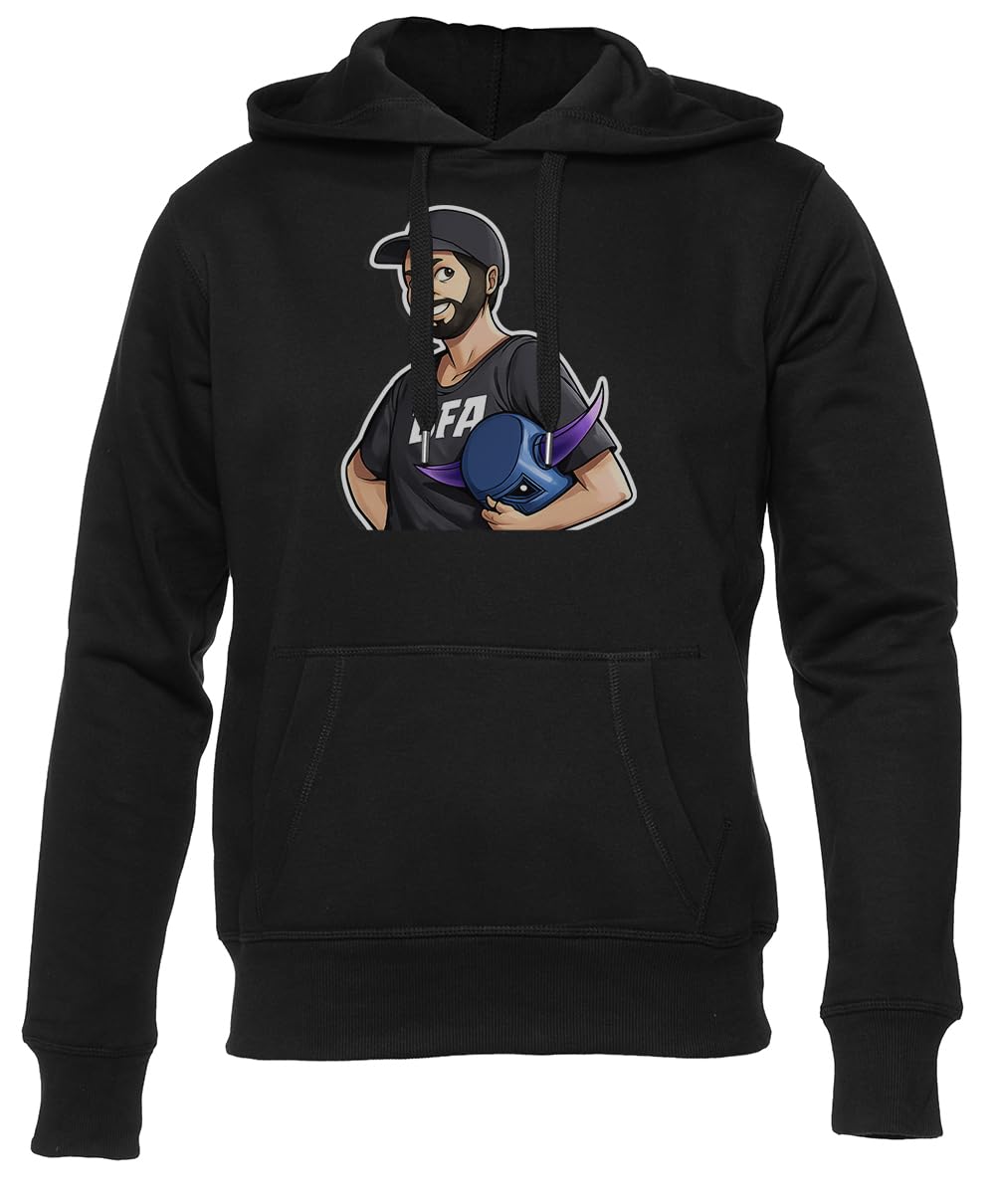 Bfa Sudadera Unisex Negra para Hombre y Mujer Unisex Black Hoodie Men Women