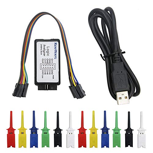 Amazon.co.jp: KeeYees USBロジックアナライザ 24MHz 8チャンネル