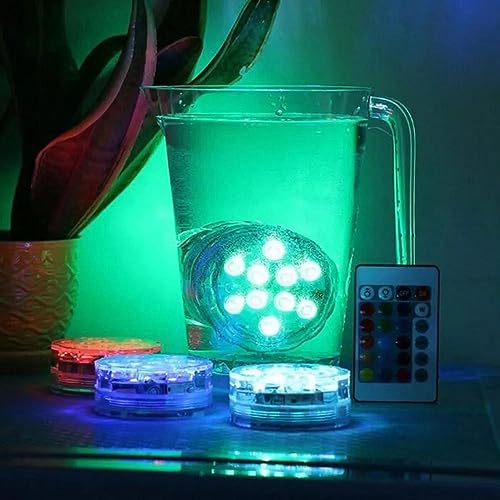 Kit 4 Luzes De LED Para Piscina Aquario Jardim