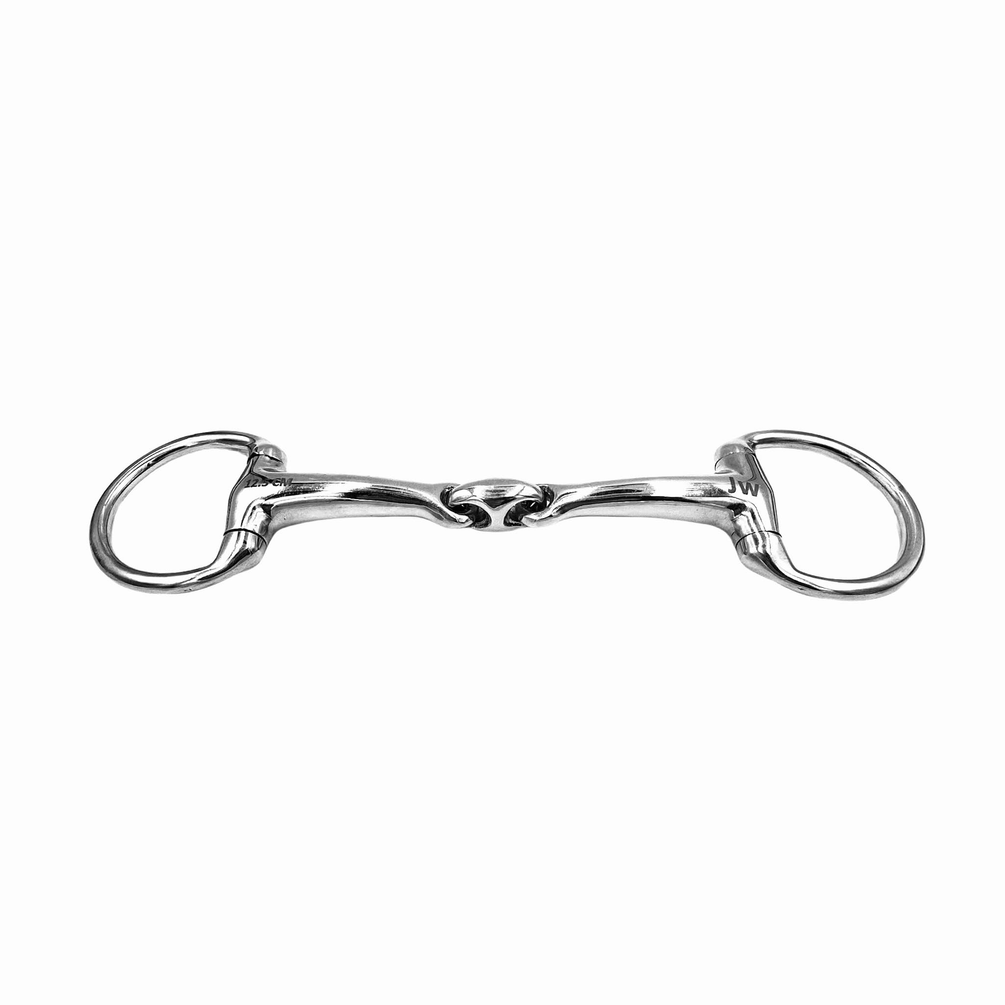 Equine Smile ES0164 JW Olive Head Bit Double Broken Stainless Steel Ring Diameter 50 mm Bit Thickness 15 mm (12.5 cm) - Image 2