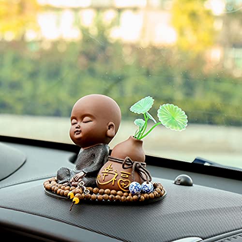 Little Monk accesorios de coche de arena púrpura decoración dormitorio 5