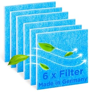6 Filter für Lüfter LIMODOR Serie Compact – Limot Lüftungsgeräte Ersatzfilter Staubfilter Luftfilter Limodor Filter Art. Nr.: 00070 – Made in Germany