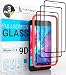Produktbild [3 Stück] LYMANO Panzer-Folie Glas Full Screen für iPhone 7 iPhone 8 Display-Schutzfolie Schutzglas Glass Protector [Anti Kratzer] [Blasenfrei] [Komplett Abdeckung] (4,7 Zoll) Schwarz (Black)