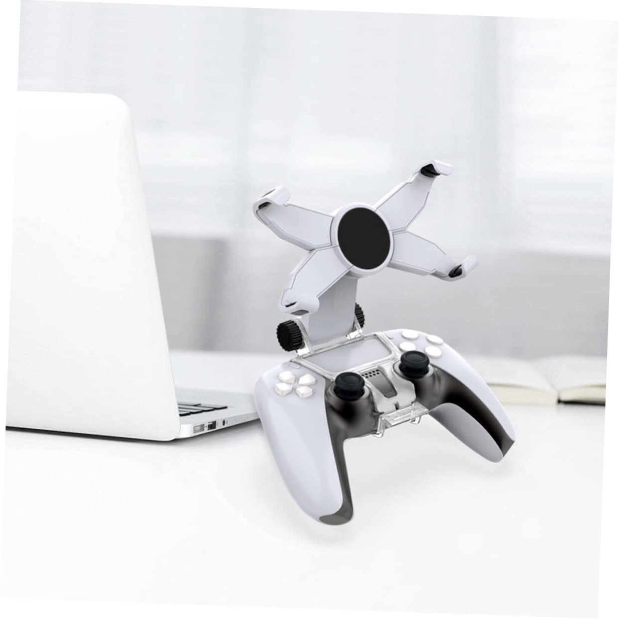 Angoily 2pezzi Supporto Per Gamepad e Smartphone Base Ergonomica Per Giocatori Compatibile Altri Controller Maggiore Stabilità e Precisione Nel Gioco