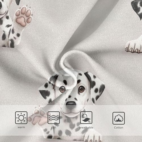 Cute Dalmatian Puppies Dogs Spots Toddlers Underwear Floral 2t Cotton Little Girl Panties Artistic Briefs Kids Undies3