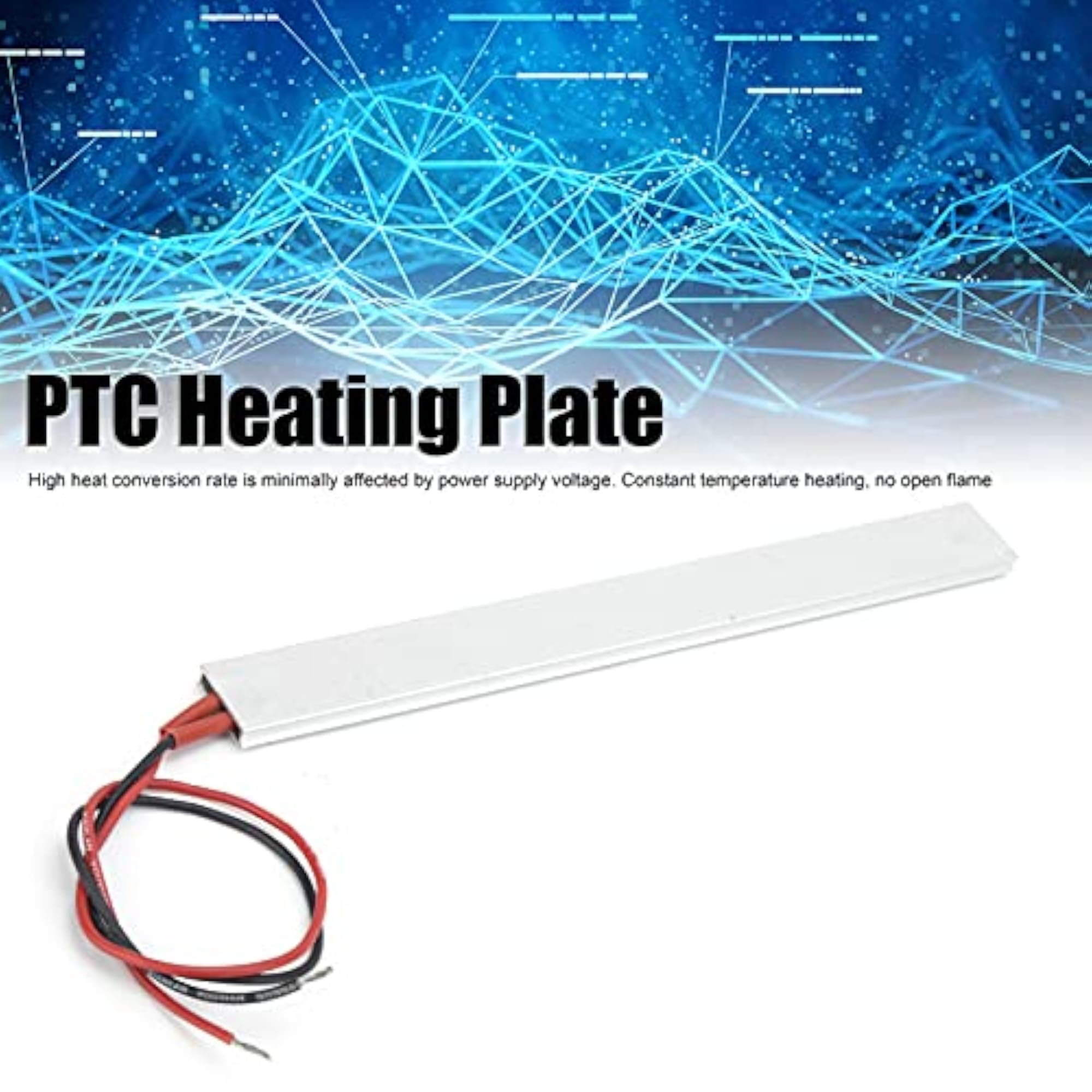 Set of 2 Insulated PTC Heating Plates, Constant Temperature