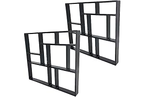 2Pack Paving Pavement Mold for Patio Maker, 17.7" x 15.7" x 1.57"