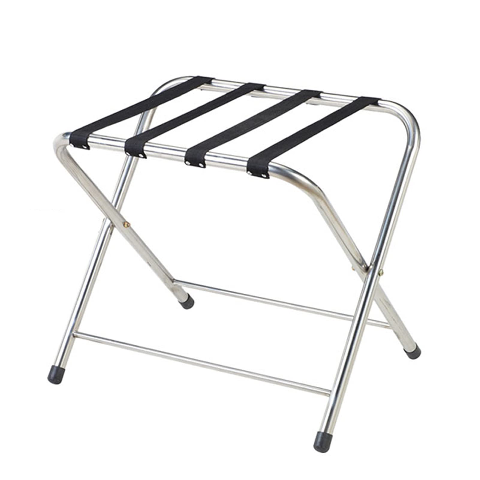 MOERGO Porta Maletas Hotel - Soporte Maletas Plegable, Reposa Maletas Acero Inoxidable, Portaequipajes Estante de Almacenamiento, para Hogar Habitación de Invitados Dormitorio (Size : 1pcs)