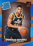 2017-18 Panini Donruss Basketball #188 Donovan Mitchell Rookie Card - Rated Rookie