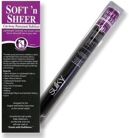Cut-Away Soft 'n Sheer Stabilizer by Sulky 20in x 5yd
