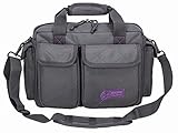 VooDoo Tactical 15-7620041000 Compact Scorpion Range Bag Gray with Purple Stitching, One Size