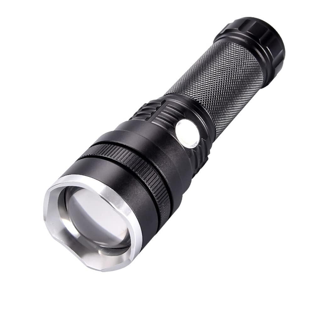 Qfgvmxbwkzh One Color Outdoor Led Strong Light Flashlight,High Lumens Tactical Flashlight Rechargeable,Xh-P50 Highlight Wick,For Hiking, Camping, Emergency Waterproof Flashlight