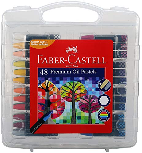 Image of A.W.Faber-Castell Premium Hexagonal Oil Pastels Set (Pack of 48)