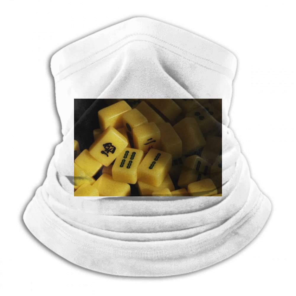no/noMahjong Gambling Photo Art Deco Fashion Neck Gaiter Warmer Scarf Outdoor Sports
