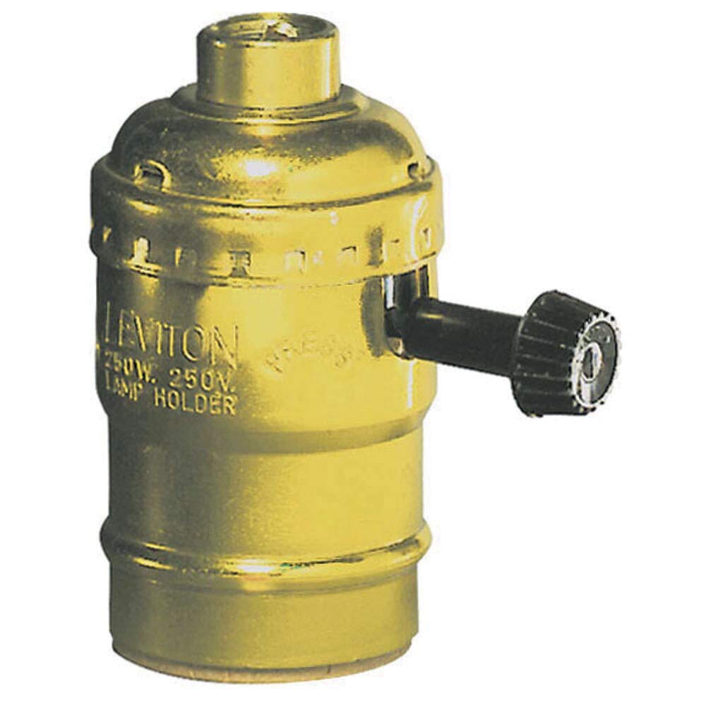 Leviton 3 Way Lamp Switch 1 1/8in Shank Two Circuit Four Position