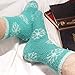 BambooMN Colorful Fuzzy Socks - Assorted Super Soft Warm Microfiber Comfy Home Socks - Value Pack