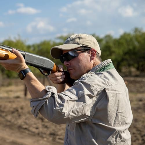 Image of xaegistac Shooting Glasses with Case-Safety Glasses Anti Fog | Z87.1 Certificated Impact Resistance Safety Glasses for Hunting Shooting Sports